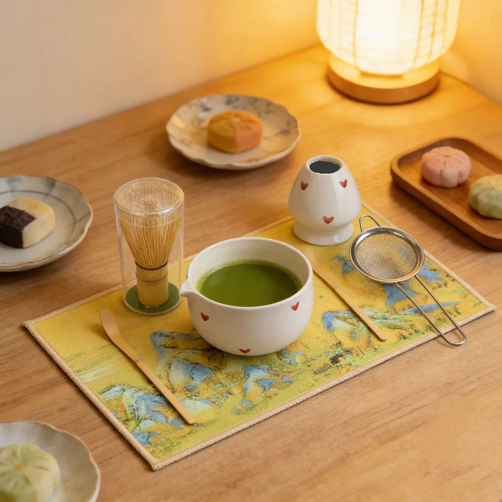 2/4/5/6PCS/Set Japanese-style Matcha Bowl , Spoon, Tea Whisk, Sieve Mesh, Perfect Gift For Ceremony, Traditional Decoration