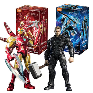 Original BLOKEES The Avengers Thor Iron Man Mk85 Tony Stark Action Figure Model Building Blocks Toys Kids Gifts