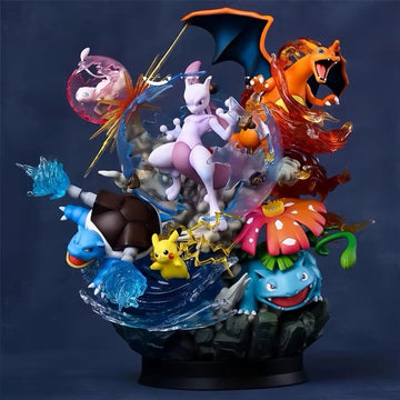 2026 New Pokemon Reverse Dream Pet Pikachu Evolution Group Gk Action Figure Model Toy Anime Decoration Small Sprite Frog Gifts
