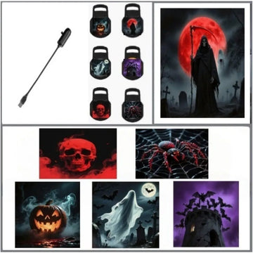 LED Starry Night Light Halloween Projection Light, Terrifying, Dreamy Planet, Starry Sky Atmosphere, Wall Decoration Atmosphere