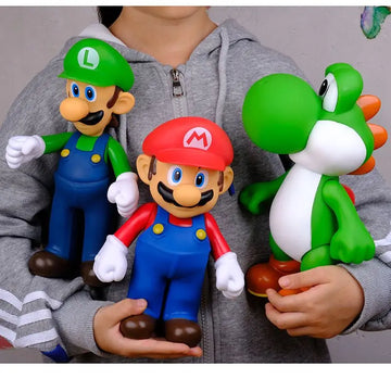 2024 New Anime Super brothers Series Action Figure Toys PVC doll White Mushroom Model gorilla For kids birthday Collectible gift