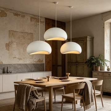 Modern Wabi Sabi Ceiling Chandelier Nordic Home Deco Living Room LED Pendant Lamp Dining Room Bedroom Bar Cafe Loft Hanging Lamp