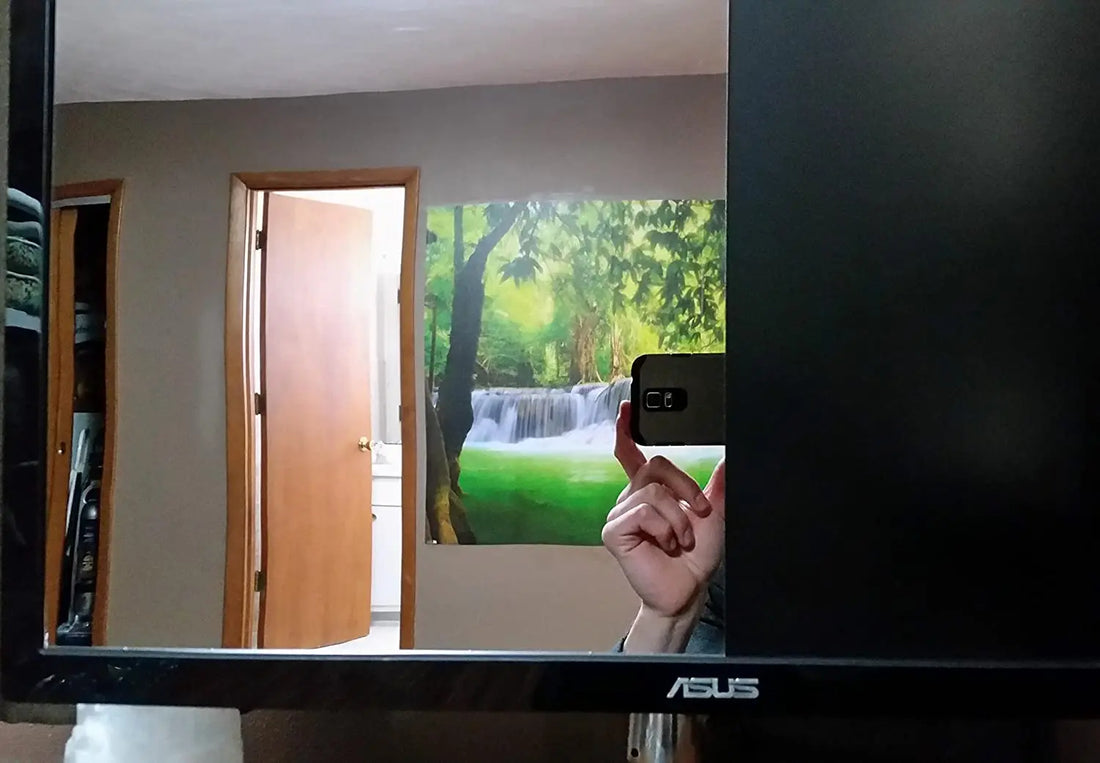 300x400x3MM Double Sides Mirror Acrylic (PMMA) Two-Way/See-through Infinity/Illusion/Smart/Surveillance Mirror