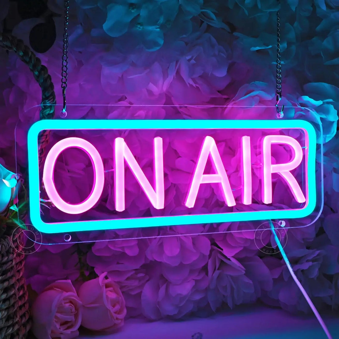 On Air Led Neon Light Sign Home Bedroom Dimmable USB Neon Sign for Chirstmas Birthday Party Gifts Bedroom Club Cafe Mall Decor