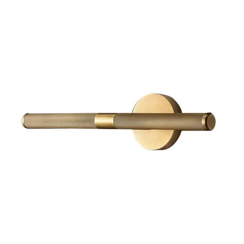 Postmodern Copper Mirror Headlight Bedroom Cabinet Dressing Table Bathroom Vanity Porch Painting Light Luxury Wall Lamp