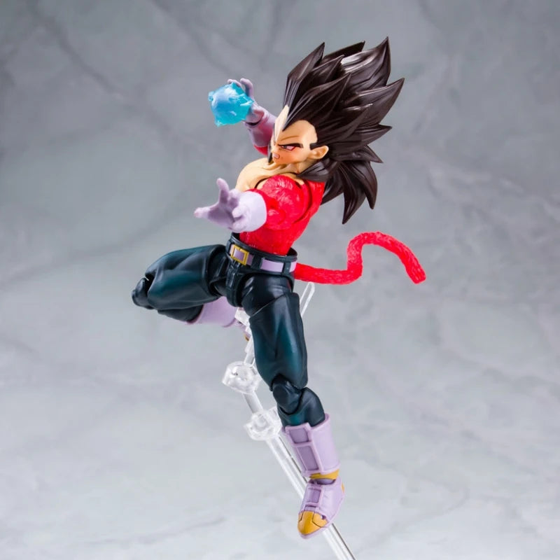 16cm Dragon Ball GT Goku Vegeta Super Saiyan 4 Anime Figure Model Statue Boys Collection Desktop Decoration Ornament Toys Gifts
